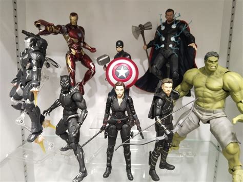 Marvel Avengers Infinity War End Game SHF Set Hobbies Toys Toys