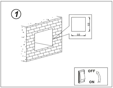 Halcyon R W Square Low Glare Frosted Glass Eyelid Wall Stair