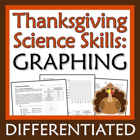Thanksgiving Science Activity Practice Graphing Worksheet Flying