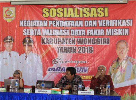 Proses Update Data Kemiskinan Di Wonogiri Wajib Sesuai Fakta Sebab