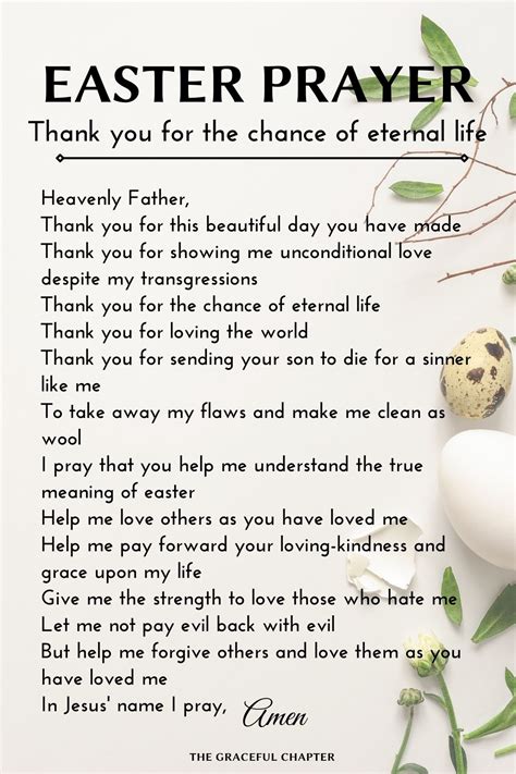 10 Easter Prayers Of Thanks The Graceful Chapter