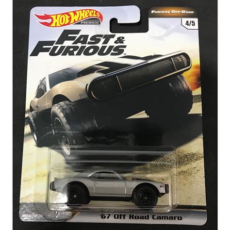 風火輪 hot wheels 玩命關頭 fast frious 67 off road camaro 越野 精裝 膠胎 蝦皮購物