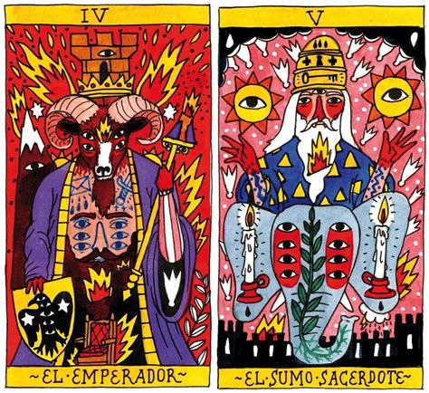 El Emperador Y El Sumo Sacerdote Tarot Del Fuego Ricardocavolo