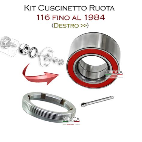 Kit Cuscinetto Ruota Post Fino Dx Zucca Ricambi