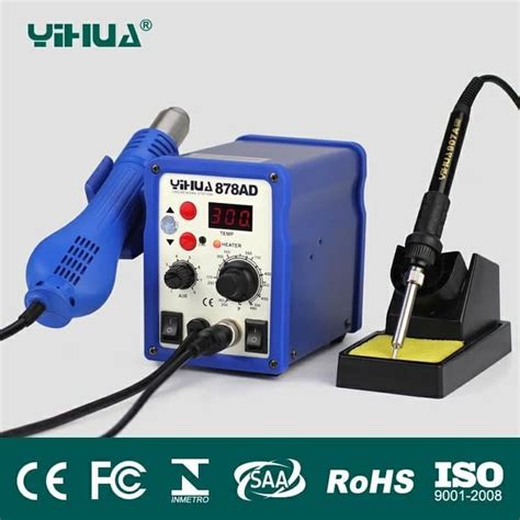 Jual Yihua Ad In Blower Solder Smd Rework Station Hot Air Gun Shopee Indonesia