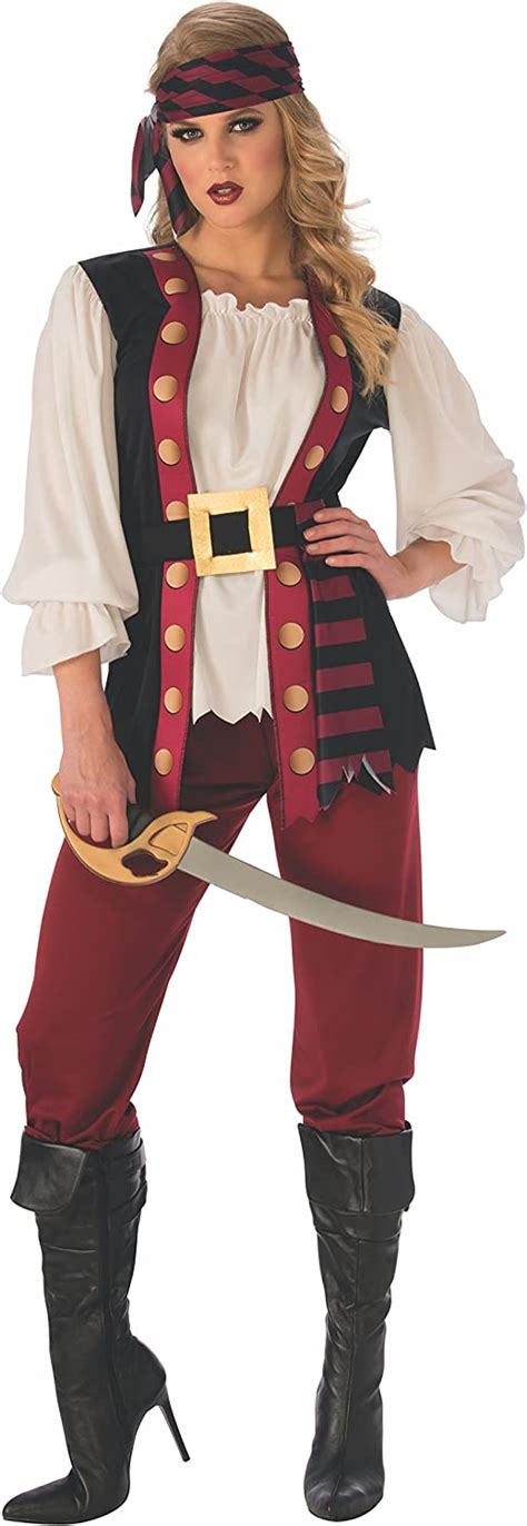 Rubies Womens Lusty Pirate Costume As Shown Large Amazonca