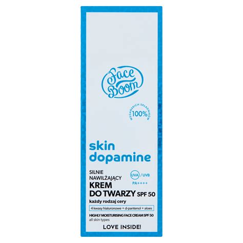 Faceboom Skin Dopamine nawilżający krem do twarzy z SPF50 40 ml hebe pl