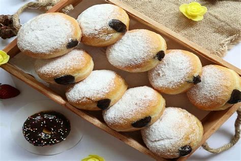 resep donat bomboloni modal  bahan  rinaresepcom