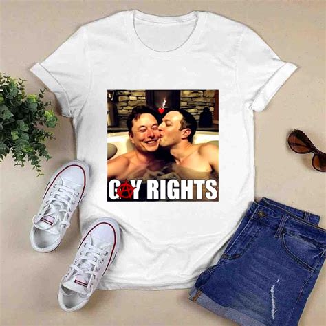 Gay Rights Elon Musk Kiss Mark Zuckerberg Shirt Lesgusa