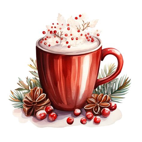 Premium AI Image Christmas Hot Cocoa