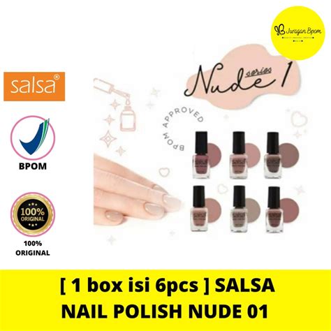 Jual SALSA Nail Polish Nude 01 Kutek Salsa Cat Kuku Shopee Indonesia