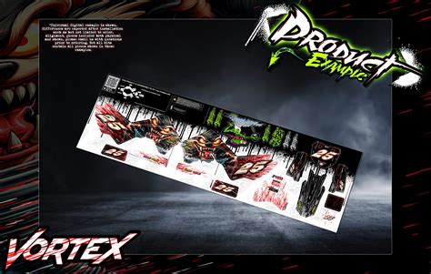 Vortex Customizeable Graphics Kit Fits Losi Promoto Supermoto Mx Hop