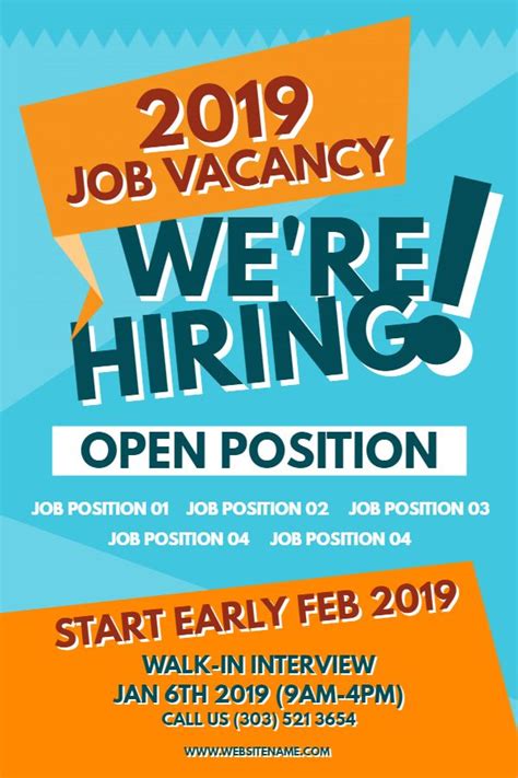 Job Opening Poster
