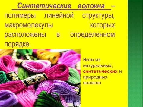 Синтетические волокна. Их свойства. Классификация. Применение ...