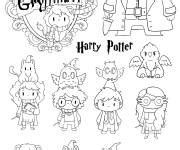 Coloriage Harry Potter Gryffindor Dessin Gratuit Imprimer