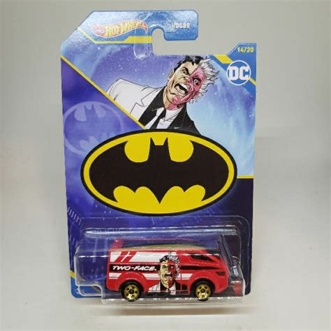 Hot Wheels Dc Batman Series The Vanster Two Face Shopee Brasil