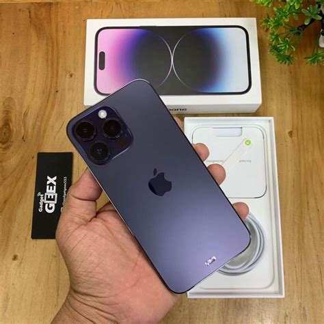 Iphone Pro Max Gb Deep Purple Garansi Resmi Ibox Handphone