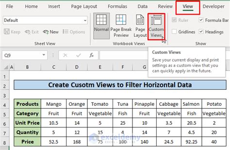 How To Filter Horizontal Data In Excel Methods Exceldemy