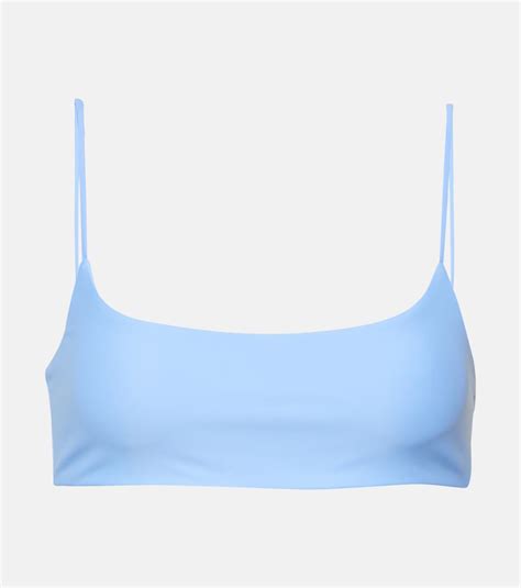 Muse Bikini Top In Blue Jade Swim Mytheresa