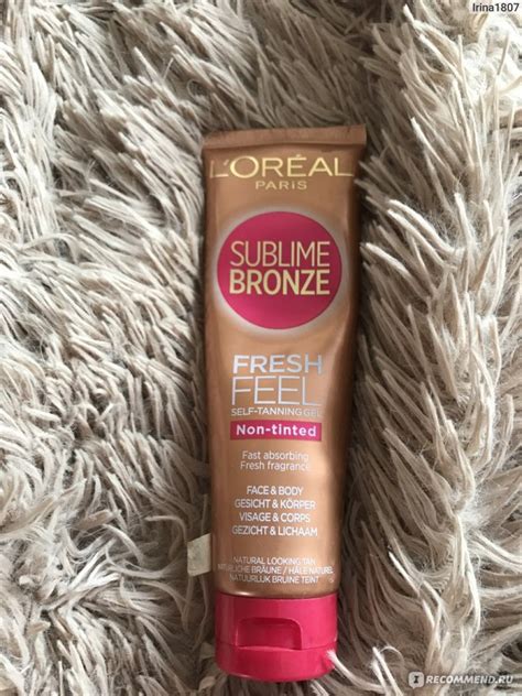 Автозагар L'Oreal Paris Sublime bronze - «Советы по идеальному ...