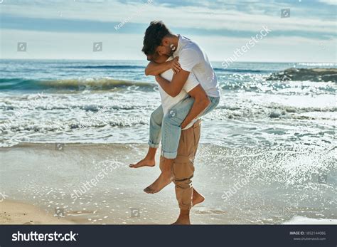 Lovely Gay Couple On Piggyback Ride Stock Photo Shutterstock