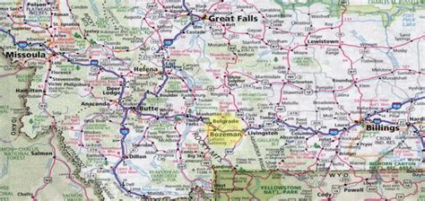 Navigating Montana’s Roads: A Comprehensive Guide To The Montana Road Report Map - Map France of ...