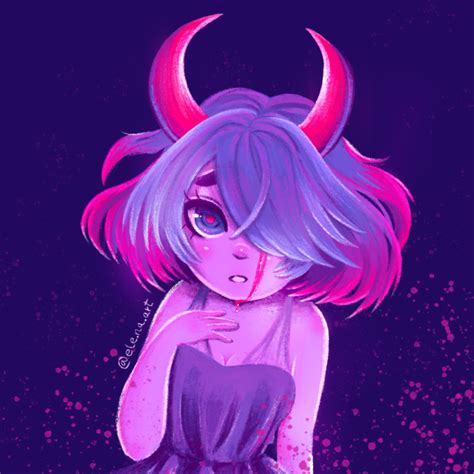 Demon Girl Por Ele Na Art Personajes Dibujando Net Dibujos