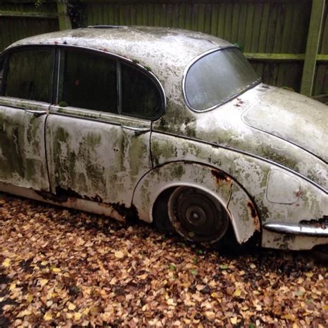 Pin By Pete Brewer On Jaguar Mk Abandoned Cars Jaguar Car Painting