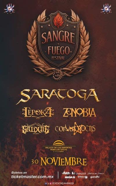 Festival Sangre y Fuego una noche épica de Metal Español llega a la