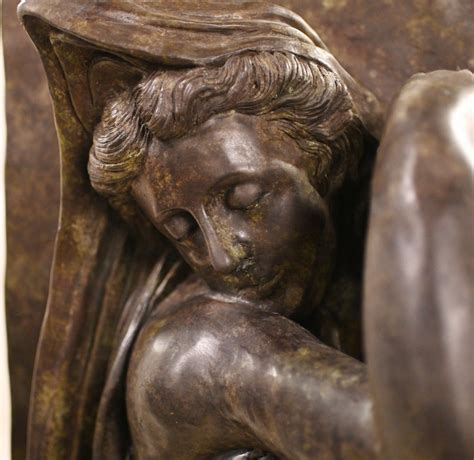 Pair XL Bronze Fountains - Italian Maiden Statues Garden Plaques