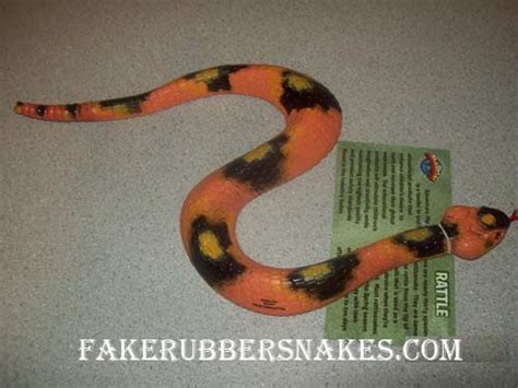 Fake Snakes - Rubber Rattlesnake Rattlers Rattles