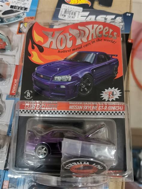 Hot Wheels RLC Nissan Skyline GT R R Purple Hobbies Toys Toys Games On Carousell