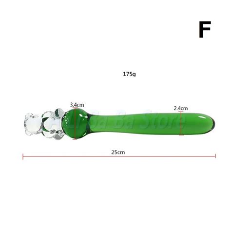 Gode en verre lisse réaliste pour hommes et femmes plug anal gode anal perles anales jouets