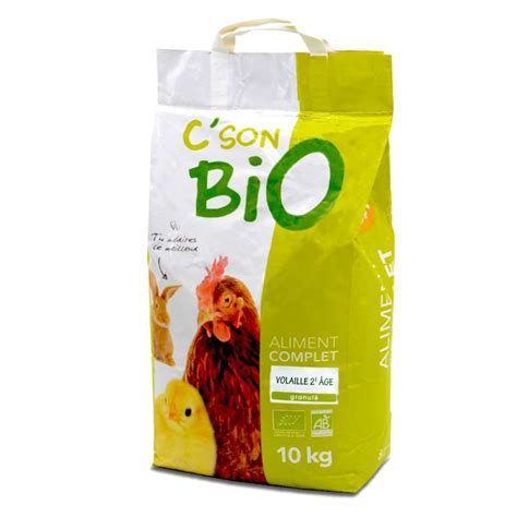 Aliments Pour Volailles Complets Et Biologiques Sac De Kg