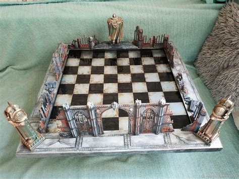 Шахматы: Сувениры: шахматная доска по мотивам игры Warhammer 40K в ...
