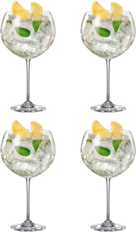 Bar Drinkstuff Gin Cocktail Glasses 30oz 850ml Pack Of 4 Large Gin Balloon Glasses