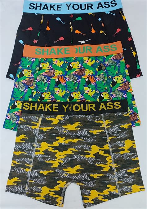 Mens Boxer Shake Your Ass Export Quality Brand Street