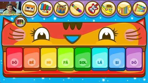 Jogo De Piano Infantil - Piano Crianças - Musica Canções - Joguinho Infantil - YouTube