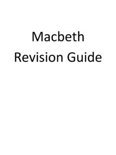 Macbeth Revision Guide Macbeth Revision Guide Pdf PDF4PRO