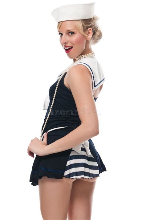 Blonde Sailor Stock Photo Image Of Burlesque Flirtation 29685194