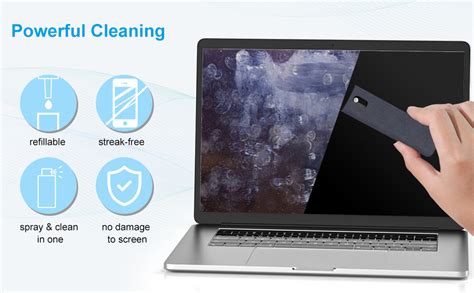 Screen Cleaner Touchscreen Mist Cleaner 3 in 1 Fingerprint-Proof Screen ...