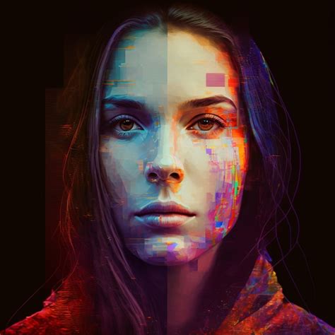 Premium Ai Image Generative Ai Portrait Of Young Woman Posing With