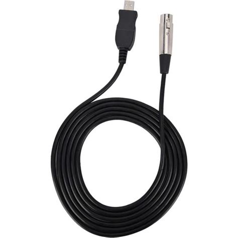 C Ble De Microphone Usb Vers Xlr C Ble Adaptateur De Liaison De