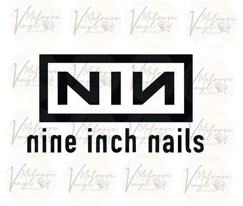 Nine Inch Nails Logo Vinyl Decal Sticker Rock Music Various Colors And