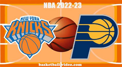 New York Knicks Vs Indiana Pacers Dec 18 2022 Full Game Replay NBA