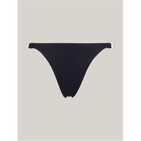 Tommy Hilfiger Cheeky Thong Bikini Bottom Women Desert Sky Flannels