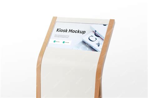 Premium Psd Kiosk Mockup Psd Template