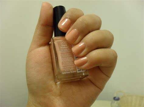 Nina Plays Makeup Rimmel Bare Naked Nail Polish