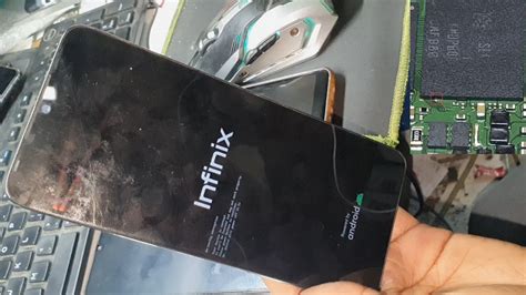 Infinix HOT 12i X665B Jumping To Brom With Test Point FRP Or Flash Fix