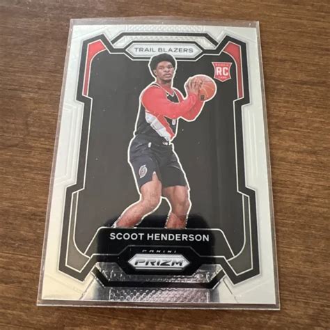 Panini Prizm Scoot Henderson Rc Base Recrue Portland Trail